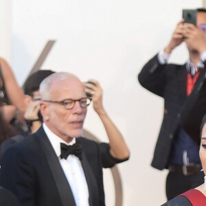 Jean-Michel Jarre, Gong Li au red carpet pour la projection de Lan Xin Da Ju Yuan au 76ème festival international du film de Venise, la Mostra le 4 septembre 2019.