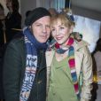 Philippe Katerine et sa compagne Julie Depardieu lors de la présentation du parfum "Le secret d'Arielle" par Mauboussin à la Galerie du Passage de Pierre Passebon à Paris le 16 février 2016