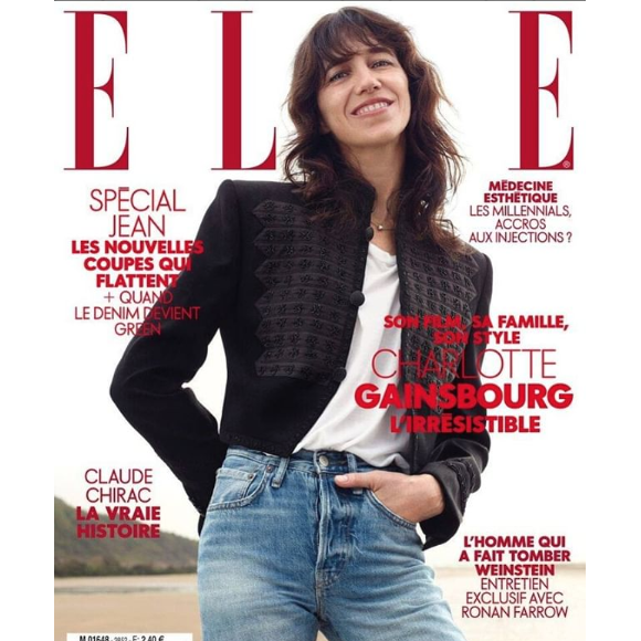 Retrouvez l'interview intégrale de Charlotte Gainsbourg dans le magazine Elle, numéro 3852, du 18 octobre 2019.