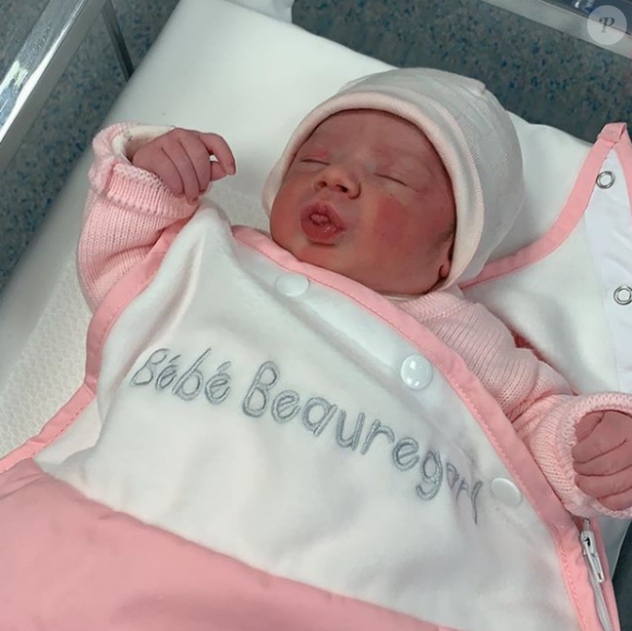 Le visage de la petite Ruby enfin dévoilé, sur Instagram le 13 octobre 2019.