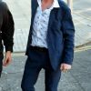 Exclusif - L'ancien footballeur Paul Gascoigne s'arrête dans un restaurant après sa comparution devant le tribunal pour agression sexuelle à Middlesbrought le 8 janvier 2019.
