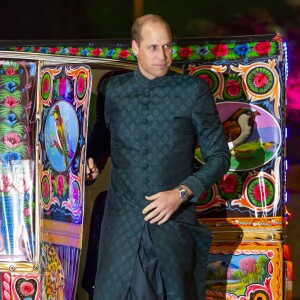Le prince William lors d'une réception offerte par le haut commissaire britannique à Islamabad, le 15 octobre 2019.