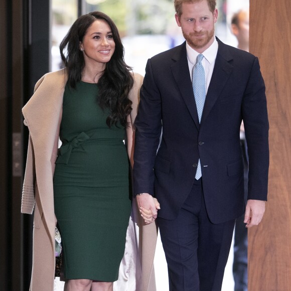 Le prince Harry et Meghan Markle arrivent à la cérémonie des WellChild Awards à Londres le 15 octobre 2019.