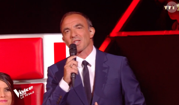 Nikos Aliagas - Finale de "The Voice Kids 2019" sur TF1. Le 25 octobre 2019.