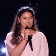 Antonia - Finale de "The Voice Kids 2019" sur TF1. Le 25 octobre 2019.