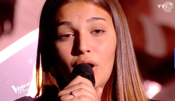 Manon - Finale de "The Voice Kids 2019" sur TF1. Le 25 octobre 2019.
