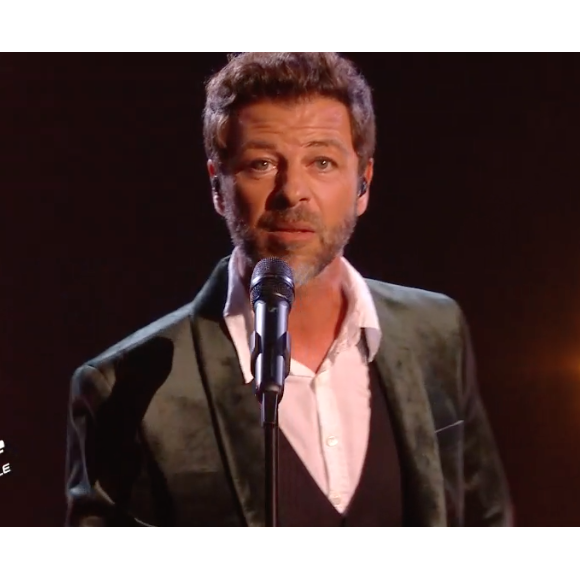 Christophe Maé - Finale de "The Voice Kids 2019" sur TF1. Le 25 octobre 2019.