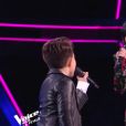 Jenifer et Natihei - Finale de "The Voice Kids 2019" sur TF1. Le 25 octobre 2019.