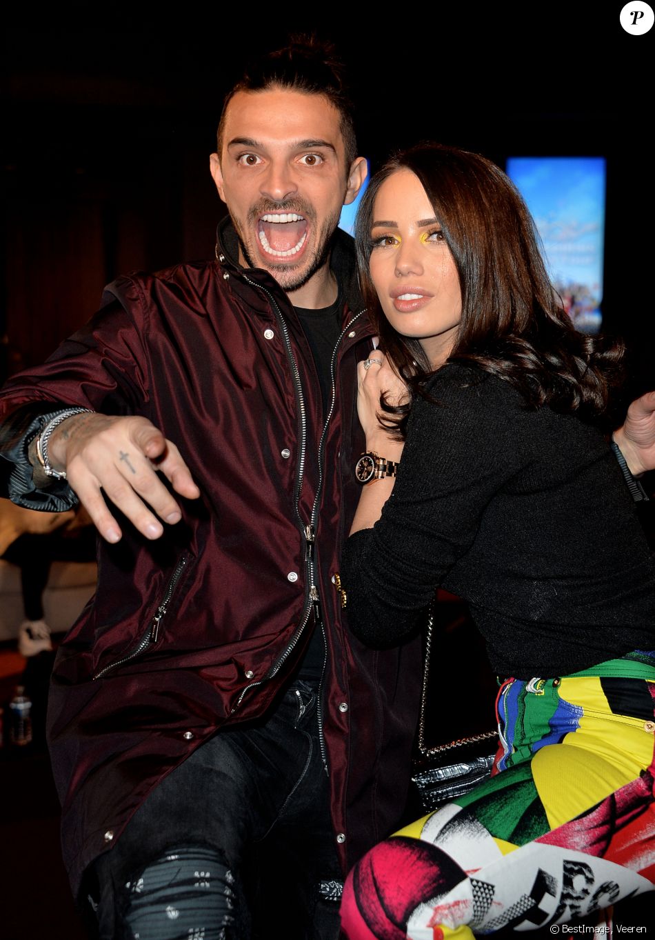 Julien Tanti et Manon Marsault à l'avant-première de la ...