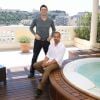 Exclusif - Rendez-vous avec Bryton McClure et Daniel Goddard à l'hôtel Hermitage Suite Bain à remous à Monaco lors du festival de télévision de Monte-Carlo. Le 15 juillet 2015