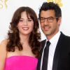 Divorce - Zooey Deschanel et Jacob Pechenik à la 66ème cérémonie annuelle des Emmy Awards au Nokia Theatre à Los Angeles, le 25 août 2014.
