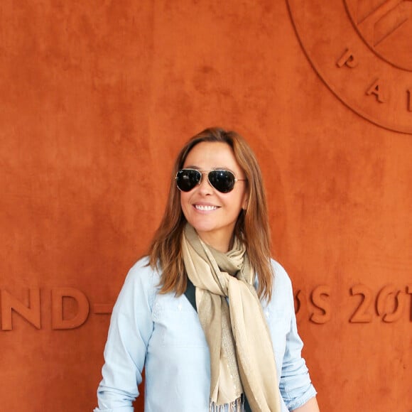 Sandrine Quétier - Les célébrités dans le village des Internationaux de France de Tennis de Roland Garros 2019 à Paris. Le 29 mai 2019 © Jacovides - Moreau / Bestimage
