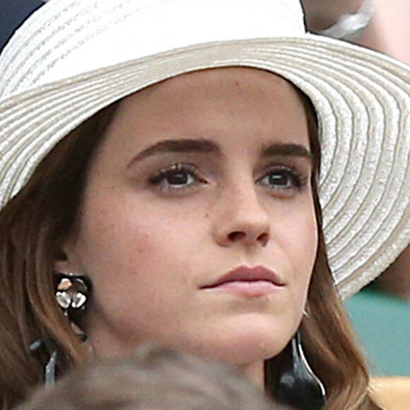 Emma Watson - Tournois de Wimbledon, Londres. Le 14 juillet 2018. @Steven Paston/PA Wire/ABACAPRESS.COM