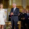Le 18e anniversaire de la princesse héritière Elisabeth de Belgique, duchesse de Brabant, a été célébré le 25 octobre 2019 dans la Salle du Trône au palais royal à Bruxelles.