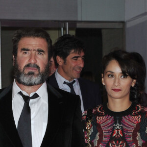 Eric Cantona et sa femme Rachida Brakni - La princesse Stephanie de Monaco assiste a la ceremonie du 'Golden Foot Award' a Monaco le 17 Avril 2012.