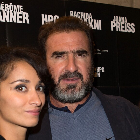 Eric Cantona et Rachida Brakni - Avant-première du film "Les Mouvements du bassin" au MK2 Quai de Seine à Paris le 25 Septembre 2012.