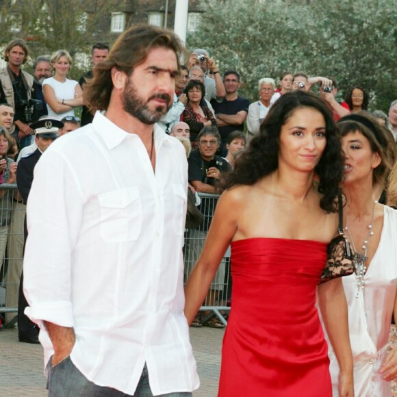 Eric Cantona et Rachida Brakni au Festival de Deauville en 2005.