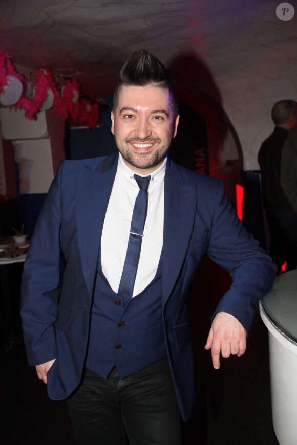 Exclusif - Chris Marques - La troupe de "Priscilla, folle du désert" au Banana Café à Paris, France, le dimanche 26 février 2017. © Philippe Baldini/Bestimage