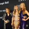 Lorraine Schwartz, Heidi Klum et Ofira Sandberg assistent à la soirée "Angel Ball" de la Gabrielle's Angel Foundation au Cipriani Wall Street à New York, le 28 octobre 2019.