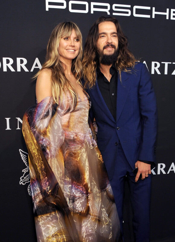 Heidi Klum et son mari Tom Kaulitz assistent à la soirée "Angel Ball" de la Gabrielle's Angel Foundation au Cipriani Wall Street à New York, le 28 octobre 2019.