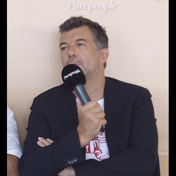 Stéphane Plaza et Julien Courbet en interview pour "Purepeople", septembre 2019