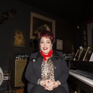 Soirée organisée en l'honneur de Rika Zaraï pour la sortie de son CD "Anthologie" au Phono Museum à Paris le 21 octobre 2019. © Philippe Baldini/Bestimage