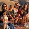 Sarah Poniatowski, Mademoiselle Agnès et leurs enfants en vacances au Maroc, sur Instagram, le 30 octobre 2019.