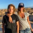 Sarah Poniatowski et son fils Roman en vacances au Maroc, sur Instagram, le 30 octobre 2019.