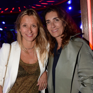 Sarah Lavoine et Mademoiselle Agnès (Agnès Boulard) à l'after-party du film "Le Jeu" à la discothèque L'Arc à Paris, France, le 9 octobre 2018. Un événement organisé FIve Eyes production. © Rahid Bellak/Bestimage