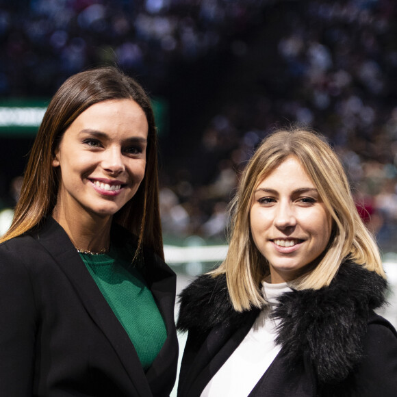 Marine Lorphelin (Miss France 2013) assiste au match "Rafael Nadal - Adrian Mannarino (7/5-6/4)" lors du tournoi Rolex Paris Masters 2019, le 30 octobre 2019. © Perusseau-Veeren/Bestimage