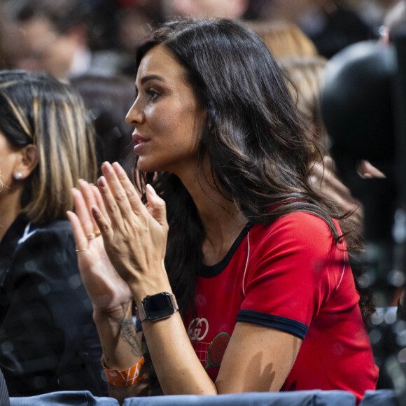 Jade Foret (Lagardère) et Katrina Patchett assistent au match "Benoît Paire - Gaël Monfils (4/6-6/7)" lors du tournoi Rolex Paris Masters 2019, le 30 octobre 2019. © Perusseau-Veeren/Bestimage