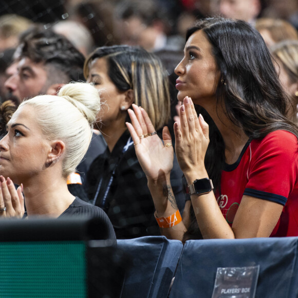 Jade Foret (Lagardère) et Katrina Patchett assistent au match "Benoît Paire - Gaël Monfils (4/6-6/7)" lors du tournoi Rolex Paris Masters 2019, le 30 octobre 2019. © Perusseau-Veeren/Bestimage