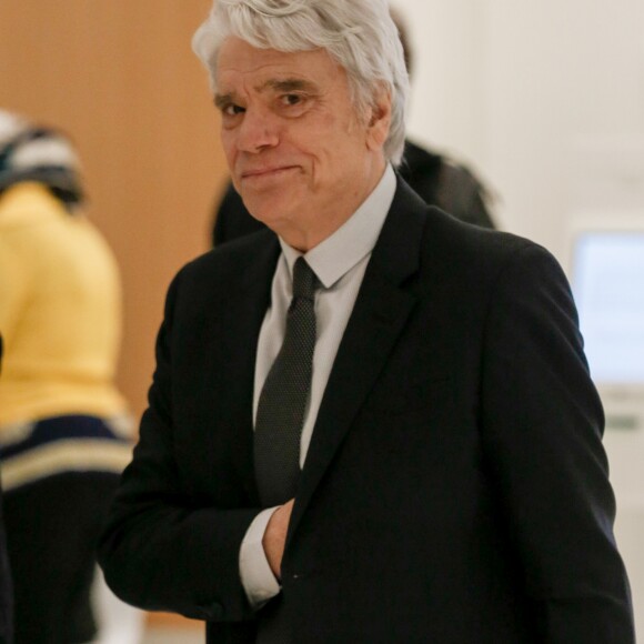 Semi Exclusif - Bernard Tapie - Arrivées au Tribunal de Paris, Batignolles - 11e chambre correctionnelle, 2e section pour le procès de Bernard Tapie le 18 mars 2019.