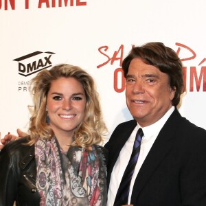 Bernard Tapie et sa fille Sophie - Avant-première de 'Salaud on t'aime' à l'UGC Normandie sur les Champs-Elysées à Paris le 31 mars 2014.