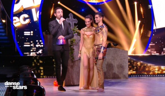 Linda Hardy et Christophe Licata lors du prime de "Danse avec le stars 2019" du 2 novembre, sur TF1