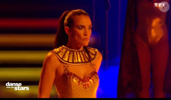 Linda Hardy et Christophe Licata lors du prime de "Danse avec le stars 2019" du 2 novembre, sur TF1