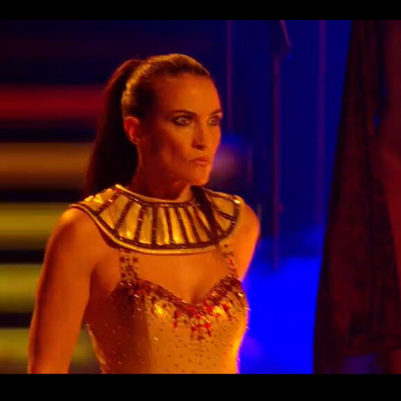 Linda Hardy et Christophe Licata lors du prime de "Danse avec le stars 2019" du 2 novembre, sur TF1