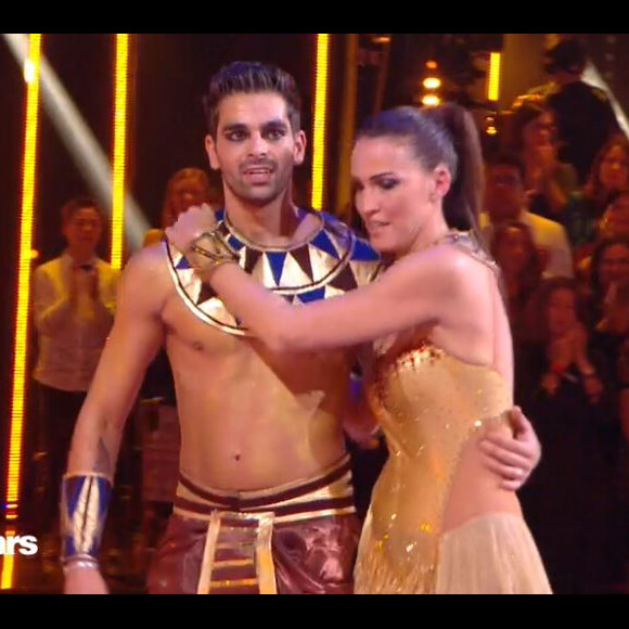 Linda Hardy et Christophe Licata lors du prime de "Danse avec le stars 2019" du 2 novembre, sur TF1