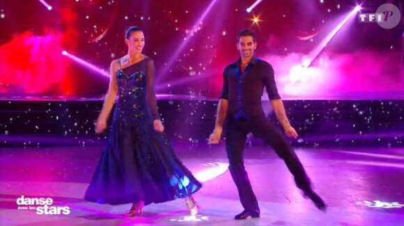 Christophe Licata et Linda Hardy lors du prime de "Danse avec les stars 2019", le 2 novembre, sur TF1