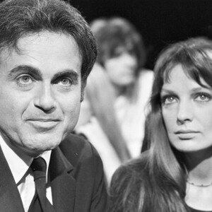 Guy Béart et Marie Laforêt le 9 juin 1970 à Paris
