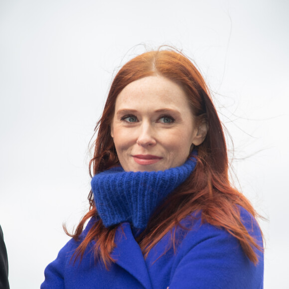 Audrey Fleurot - People à la 98ème édition du Grand Prix d'Amérique à l'hippodrome de Vincennes le 27 janvier 2019. Les recettes des entrées du jour sur l'hippodrome seront reversées à l'association SOS Autisme France. © Lionel Urman/Bestimage