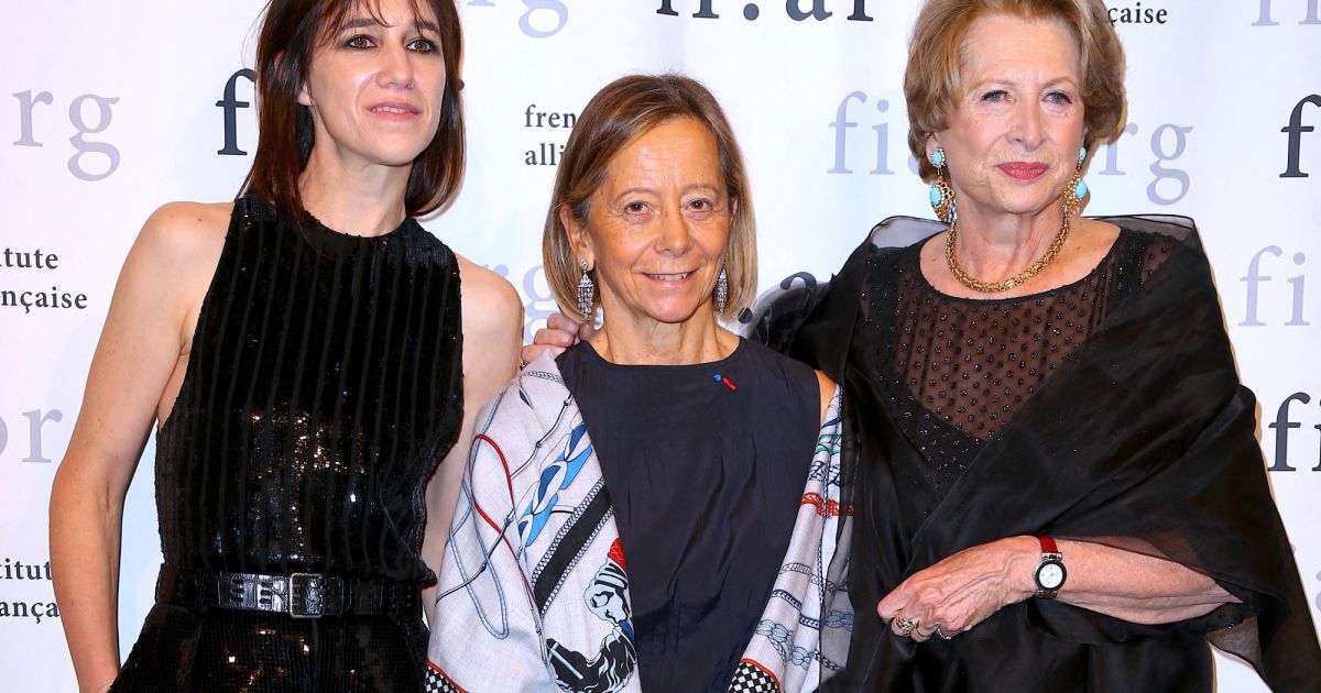 Charlotte Gainsbourg, Dominique Senequier et Marie Monique Steckel lors
