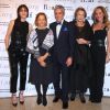 Charlotte Gainsbourg, Dominique Senequier, Marie Monique Steckel, Charles et Clo Cohen lors de la soirée Trophée des Arts Gala organisée par la French Institute Alliance Française (FIAF) au Plaza Hotel à New York le 4 novembre 2019.