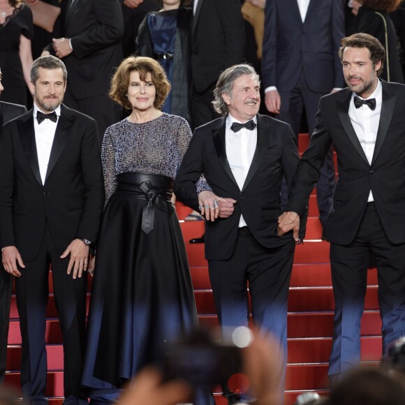 Michaël Cohen, Guillaume Canet, Fanny Ardant, Daniel Auteuil, Nicolas Bedos, Doria Tillier - Descente des marches du film "La Belle Époque" lors du 72e Festival International du Film de Cannes. Le 20 mai 2019 © Jacovides-Moreau / Bestimage