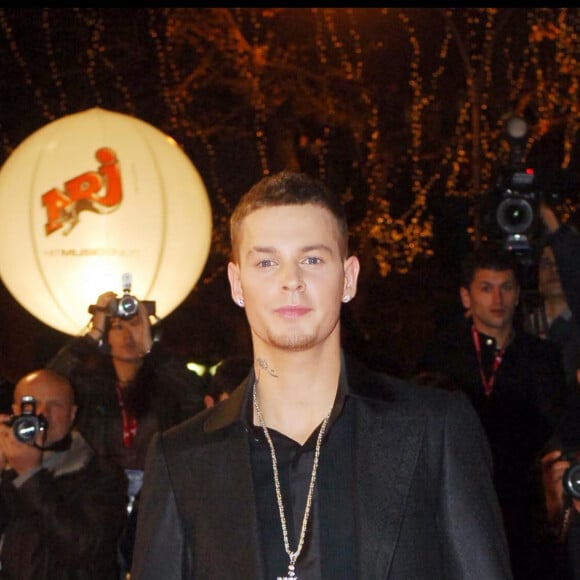 M. Pokora lors de la cérémonie des NRJ Music Awards à Cannes le 21 janvier 2006.