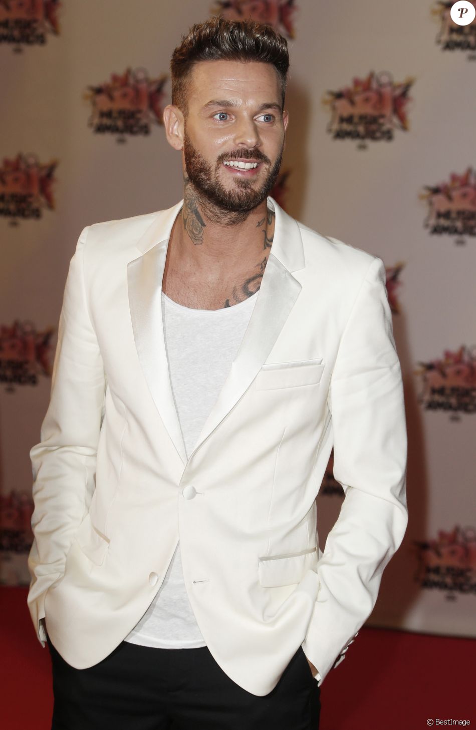 M. Pokora M. Pokora (Matt Pokora) - Arrivées à la 17ème cérémonie des NRJ Music