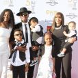 T.I. (Clifford Joseph Harris Jr.) avec sa femme tameka et ses enfants à la 50ème soirée annuelle NAACP Image Awards au théâtre The Dolby à Los Angeles, le 30 mars 2019.