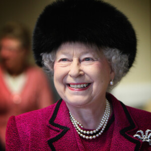La reine Elizabeth II à Dersingham, le 3 février 2008.