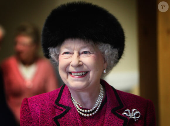 La reine Elizabeth II à Dersingham, le 3 février 2008.