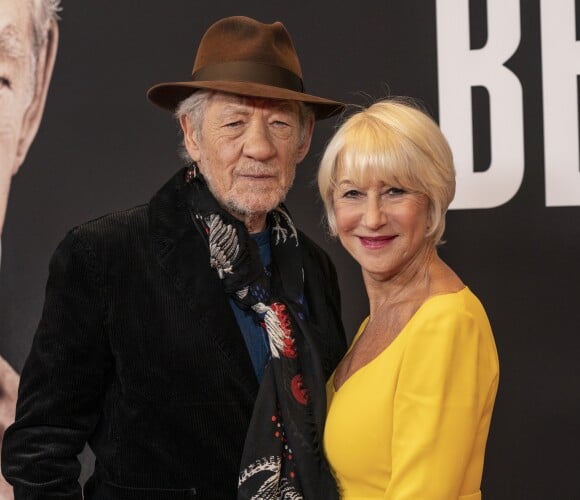 Sir Ian McKellen et Dame Helen Mirren à la première du film "The Good Liar" à New York, le 6 novembre 2019.